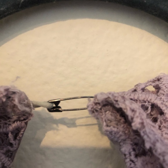 Elegant Lace Dress in Purple - Picture 4 of 4